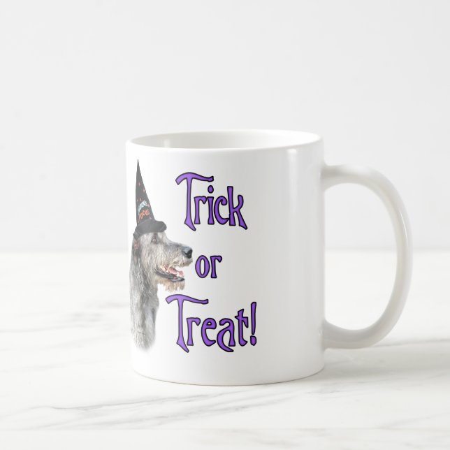 Caneca De Café Irish Wolfhound Trick (Direita)