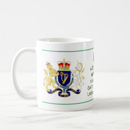 Caneca De Café IRLANDA CREST Personalizada