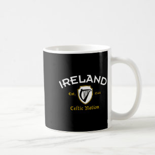 Caneca De Café Irlanda Nação Celta Estabelecida 1541