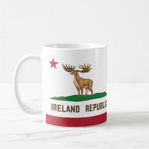 Caneca De Café Irlanda República da Irlanda Elk Flag Giant Deer