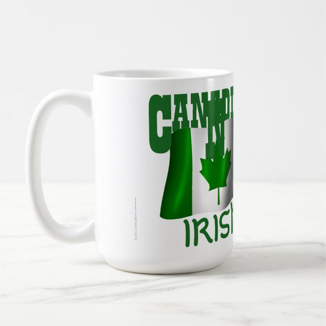 Caneca De Café Irlandês canadense (Esquerda)