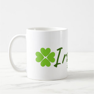 Caneca De Café Irlandês e Dia de São Patrício do Trevo