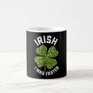 Caneca De Café Irlandês Eu Estava Executando O Dia de São Patríci