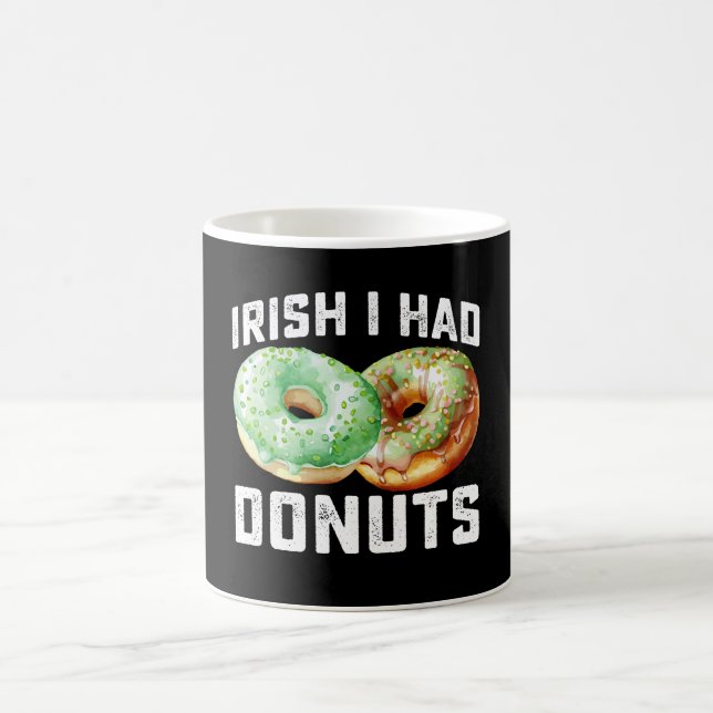 Caneca De Café Irlandês Eu Tinha Rosquinhas Amantes Engraçado Dia (Centro)
