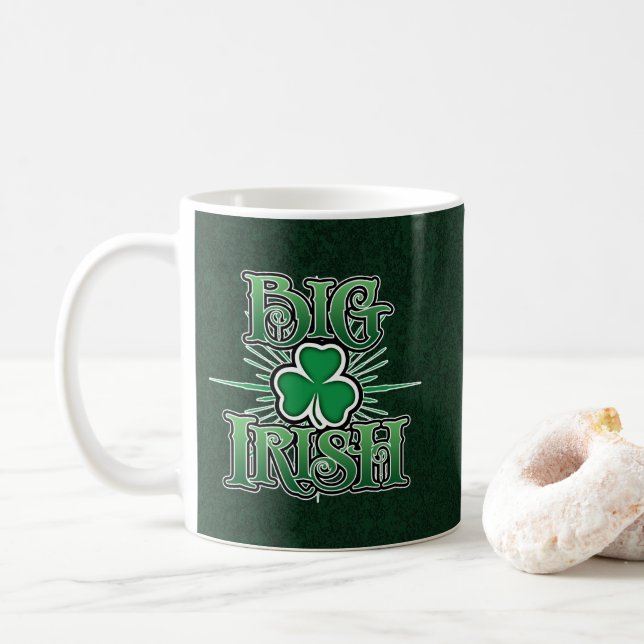 Caneca De Café Irlandês Grande (Com Donut)