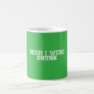 Caneca De Café Irlandês I was Bebado