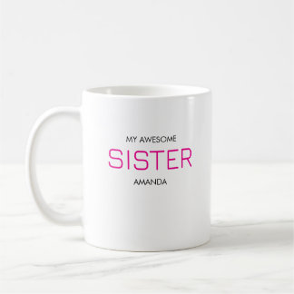 Caneca De Café Irmã Bonita, Estilosa e Incrível