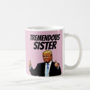 CANECA DE CAFÉ IRMÃ CAFÉ MUG, DONALD TRUMP ENGRAÇADO
