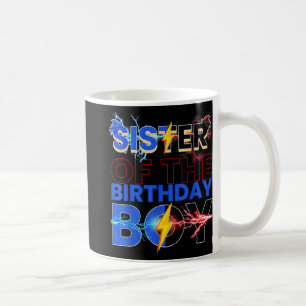 Caneca De Café Irmã Da Festa D Da Família Hedgehog Birthday Boy