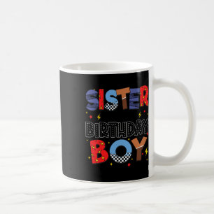 Caneca De Café Irmã Da Festa Da Família De Carros De Corrida De A