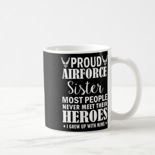 Caneca De Café Irmã da Força Aérea Orgulhosa Camisa Veteranos Dia