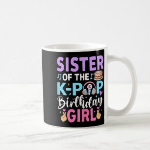 Caneca De Café Irmã da garota de aniversário do k-pop