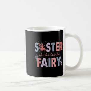 Caneca De Café Irmã da Primeira Menina de Aniversário da Pequena 
