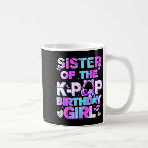 Caneca De Café Irmã das garotas de aniversário do k-pop música co
