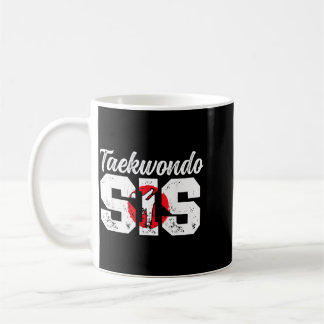 Caneca De Café Irmã de Taekwondo Lutadora de Taekwondo