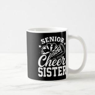 Caneca De Café Irmã de Torcida Sênior Orgulhosa 2026 Líder de Tor