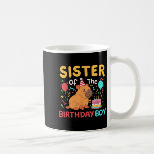 Caneca De Café Irmã Do Menino Capivara Aniversariante Capy Kids B