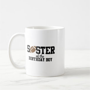 Caneca De Café Irmã Do Menino Do Aniversário Adoradora De Pé Prim