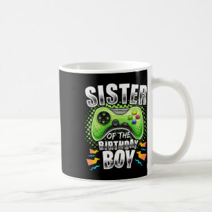 Caneca De Café Irmã Do Menino Do Aniversário Correspondente Jogo