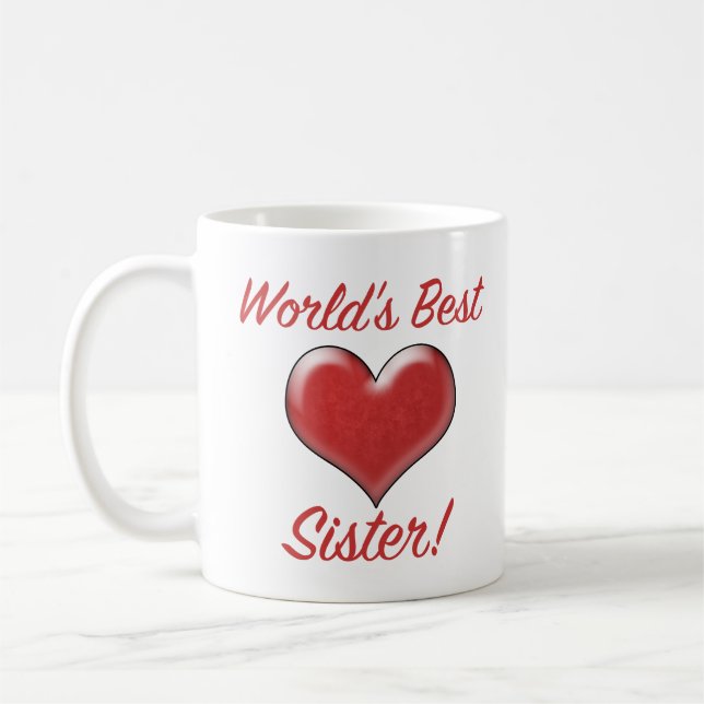 Caneca De Café Irmã do Mundo (Esquerda)