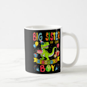 Caneca De Café Irmã Grande Do Nascimento Dinossauro T-rex Birt