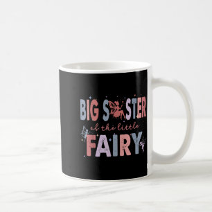 Caneca De Café Irmã Mais Velha da Menina de Aniversário da Pequen