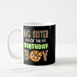 Caneca De Café Irmã Mais Velha Do Menino Aniversariante Amante De