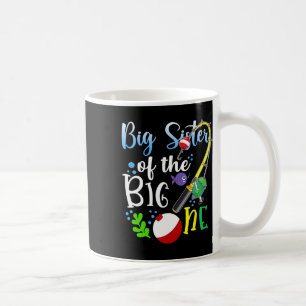 Caneca De Café Irmã Mais Velha Do Primeiro Aniversário Do Menino 