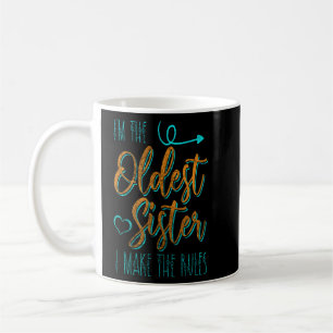 Caneca De Café Irmã Mais Velha Eu Faço As Regras Correspondentes
