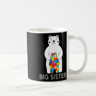 Caneca De Café Irmã Mais Velha Urso Conscientização do Autismo Am