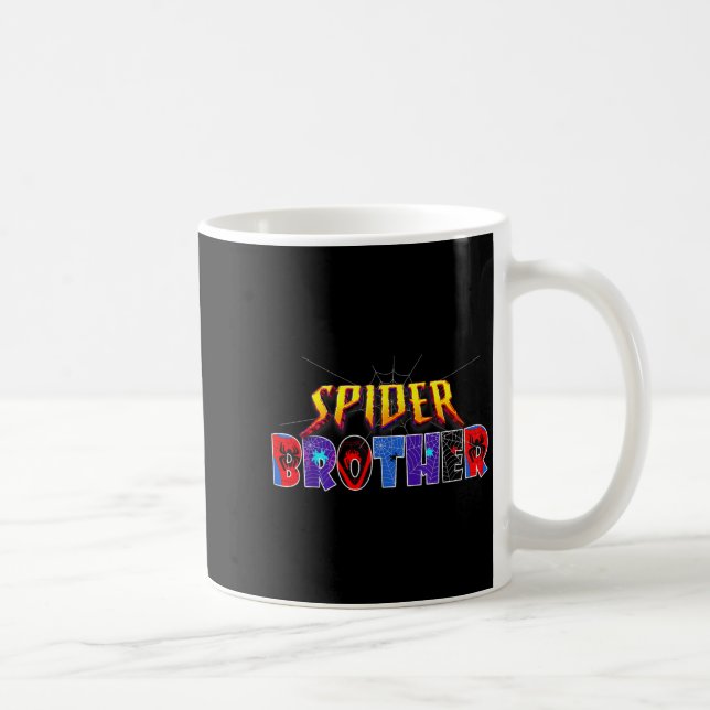 Caneca De Café Irmão-Aranha Camisa Aniversário Família Engraçado  (Direita)