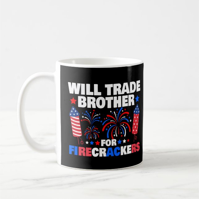 Caneca De Café Irmão Comercializado Para Fogos De Artifício 4 De  (Esquerda)