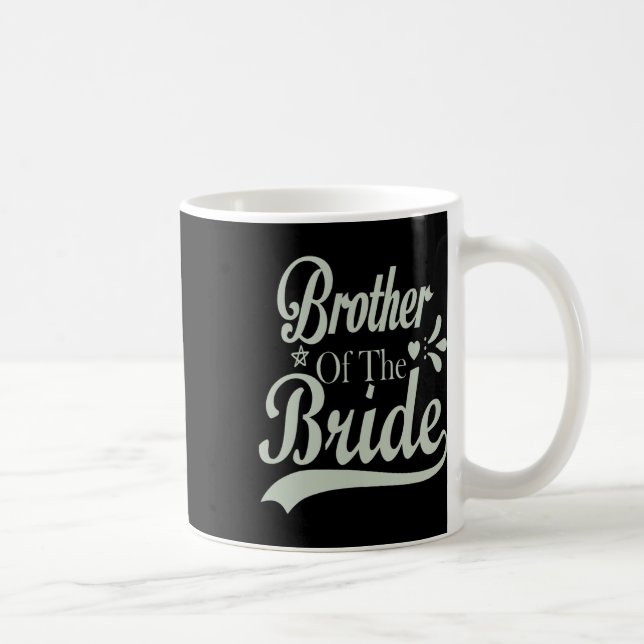 Caneca De Café Irmão Da Bachelorette Solteiro Noiva (Direita)