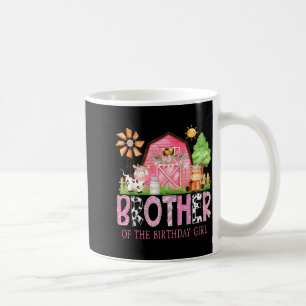 Caneca De Café Irmão Da Menina Do Aniversário 1º Aniversário Nk V