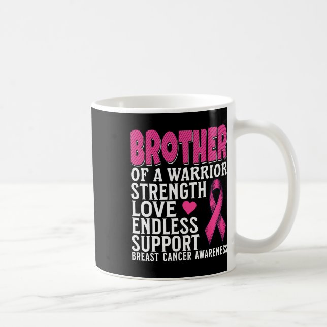Caneca De Café Irmão de um Cancer de guerreiro de consciência (Direita)