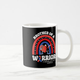 Caneca De Café Irmão De Um Guerreiro Chd Defeito Cardíaco Congêni