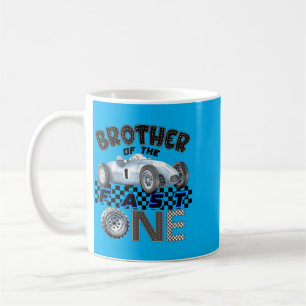 Caneca De Café Irmão do Aniversário do Rápido 1º Carro de Corrida