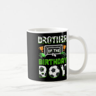 Caneca De Café Irmão Do Menino Do Aniversário Família De Futebol