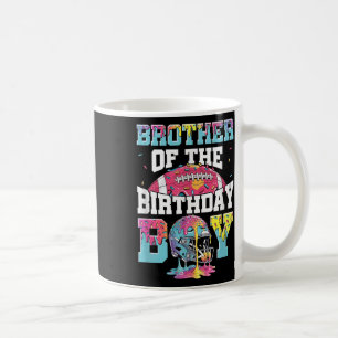 Caneca De Café Irmão Do Menino Do Aniversário Futebol Drip Do Dia