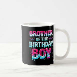 Caneca De Café Irmão Do Menino Do Aniversário Sorvete Beisebol Fa