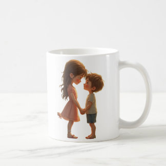 Caneca De Café Irmão e Irmã Hug - Irmãos Encantadores