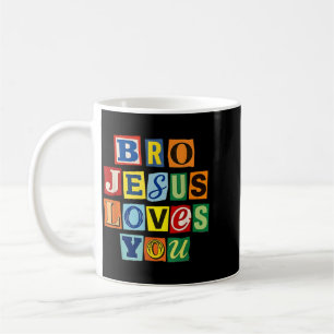 Caneca De Café Irmão Jesus Ama Engraçado Jesus Ama Irmão Religios