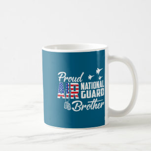 Caneca De Café Irmão Minimal Orgulhoso da Guarda Aérea Nacional