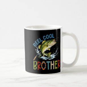 Caneca De Café Irmão muito legal irmão pescador aniversário vinta