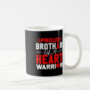 Caneca De Café Irmão Orgulhoso De Doença Cardíaca Guerreira Awa