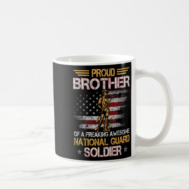 Caneca De Café Irmão Orgulhoso Dos Veteranos Soldados Da Guarda N (Direita)