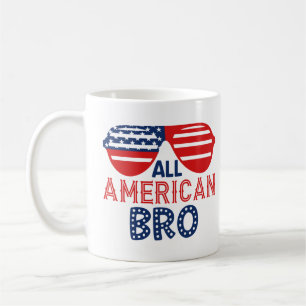 Caneca De Café Irmão totalmente americano