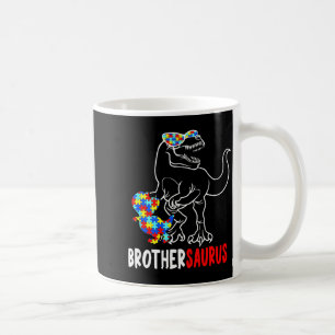Caneca De Café Irmãosaurus T Rex Dinossauro Autismo Conscientizaç