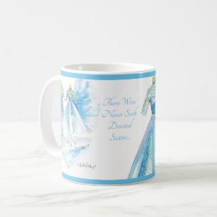 Caneca De Café Irmãs Blue Dress Mug de Heather French Henry