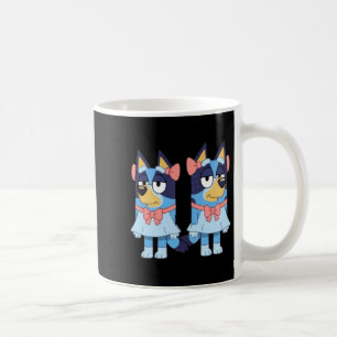 Caneca De Café Irmãs Blue Heeler De Vestido
